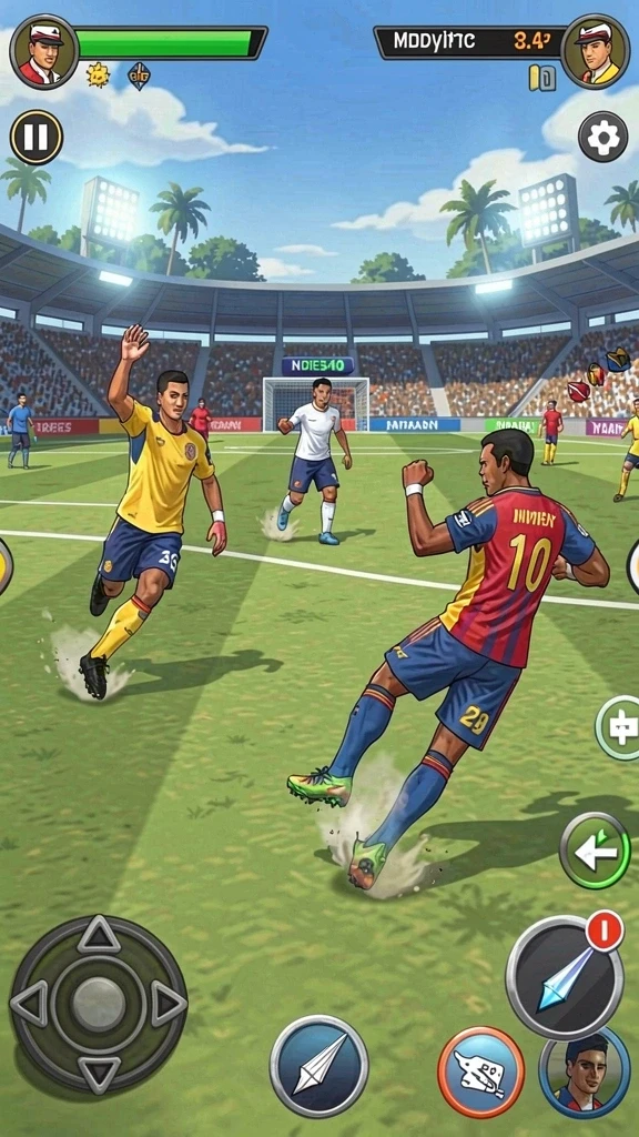 8055 - Gambaran gameplay yang menunjukkan aksi seru di dalam game.