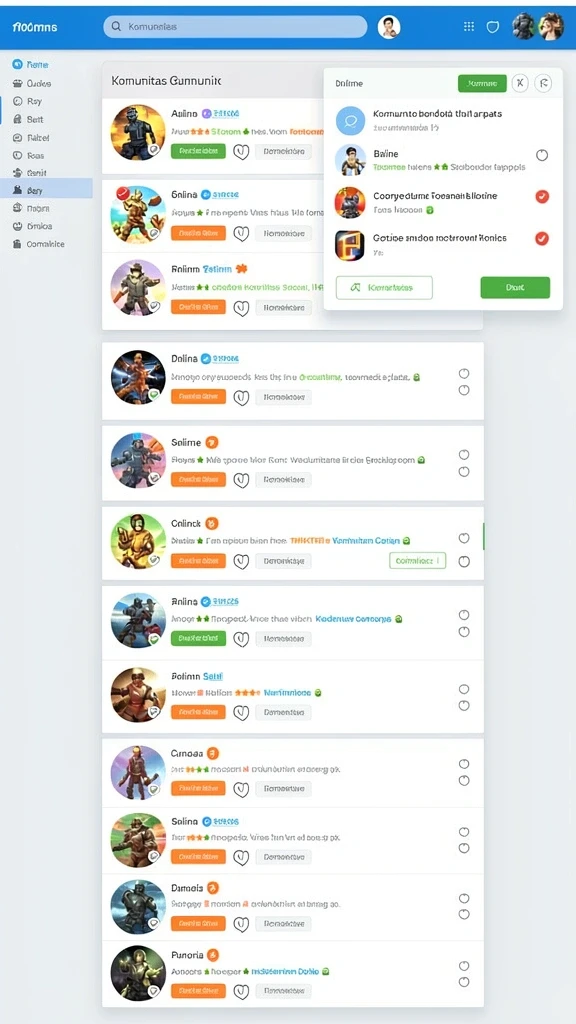 f32 - Fitur multiplayer menunjukkan pemain bersaing secara real-time.